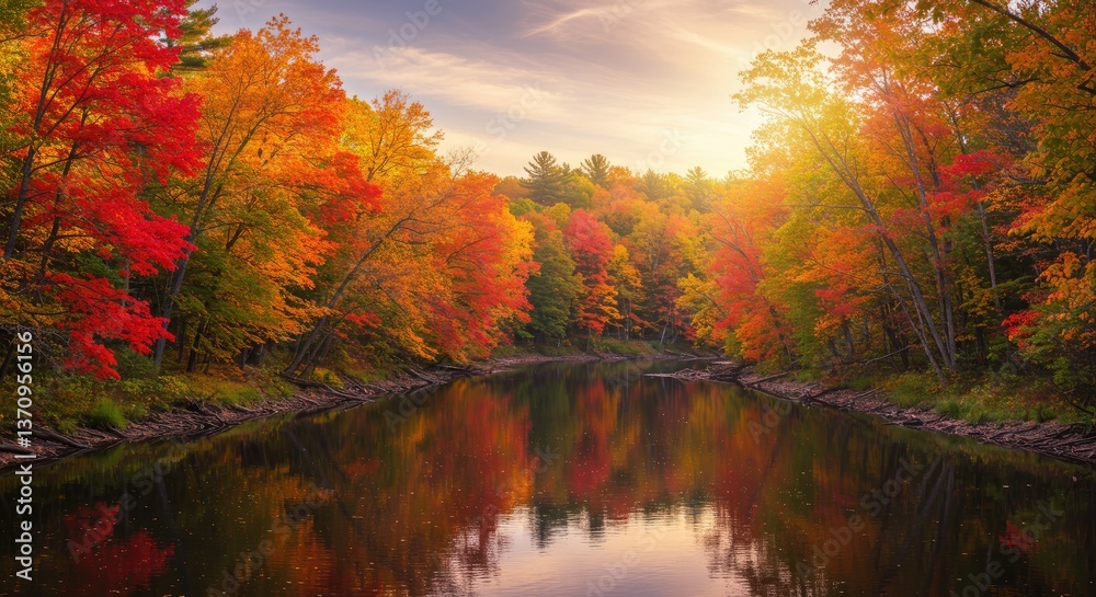 Fototapeta premium autumn in the forest