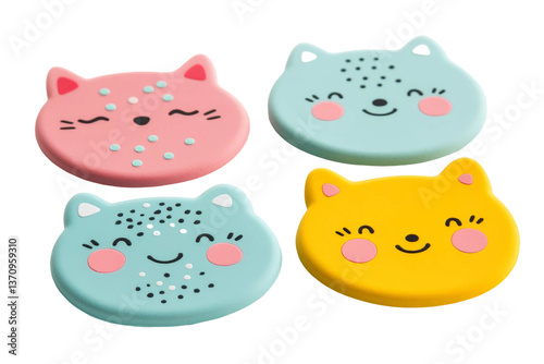 Wallpaper Mural Playful and Colorful Cat Face Cookie Cutters Perfect for Baking and Decorating Fun Treats for Kids and Cat Lovers, Made of Safe and Durable Materials Torontodigital.ca