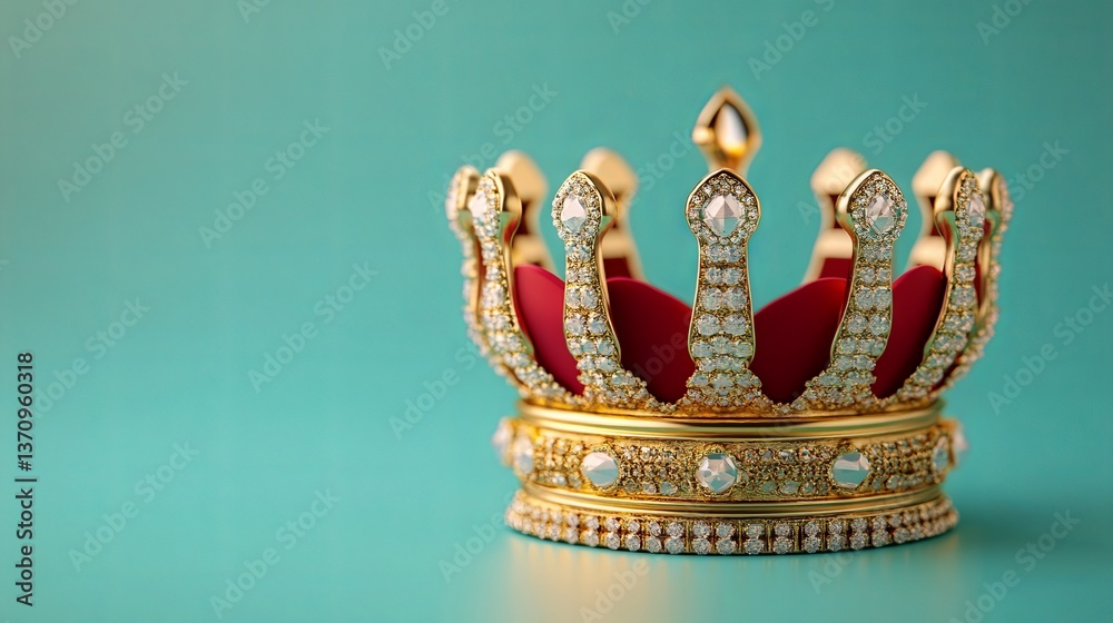 Fototapeta premium Crown on an isolated background 