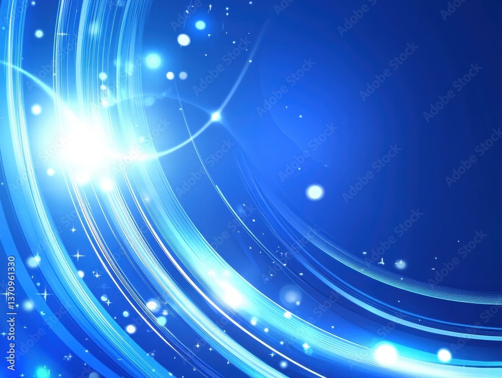 Fototapeta premium abstract blue background with stars