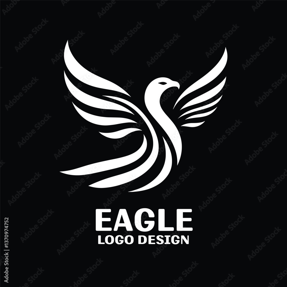 Obraz premium Eagle Vector Logo Design