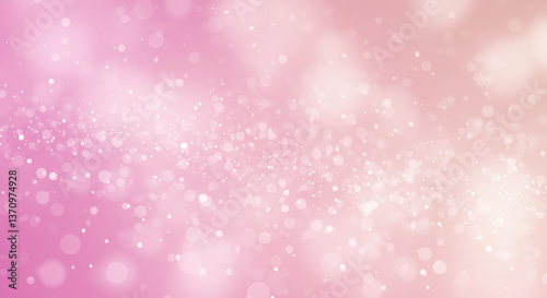 Abstract Pink Bokeh Background Soft Romantic Sparkling Light Effect