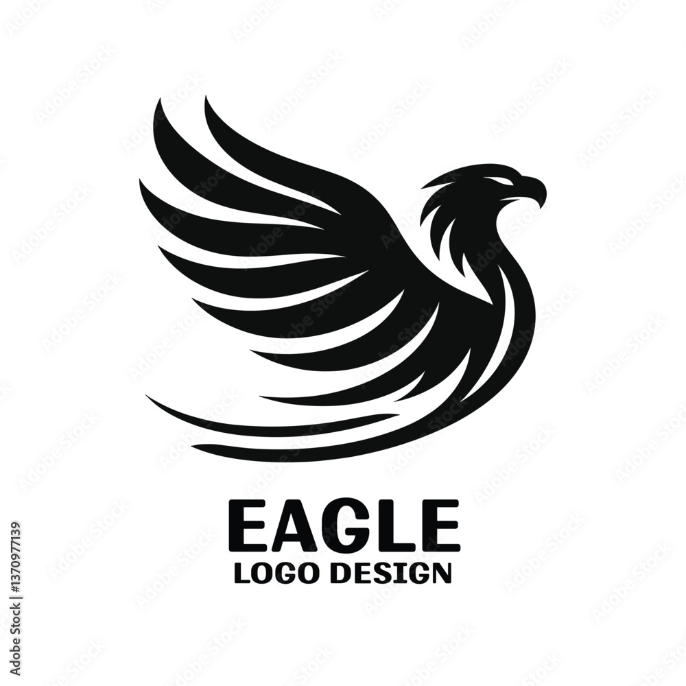 Obraz premium Eagle Vector Logo Design