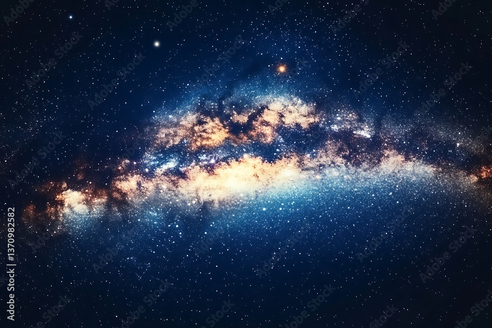 Fototapeta premium Milky Way Galaxy Night Sky