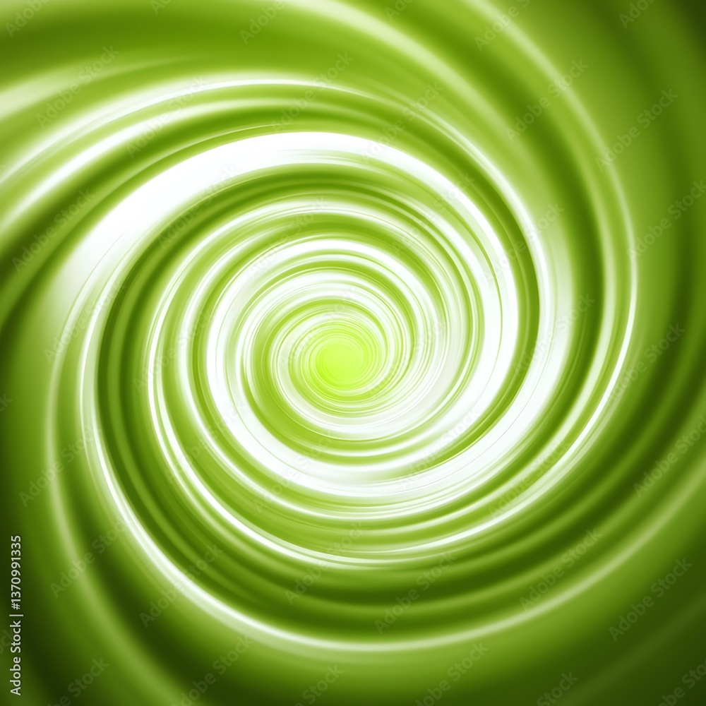 Abstract Green Swirling Vortex Background Design Abstract Green Swirling Vortex Background Design