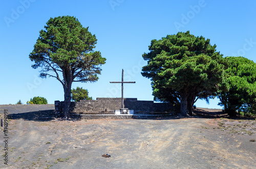 Cross Cruz de Los Reyes, Island El Hierro, Canary Islands, Spain, Europe. photo