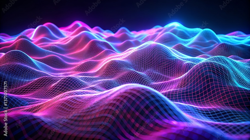 Obraz premium Abstract blue background