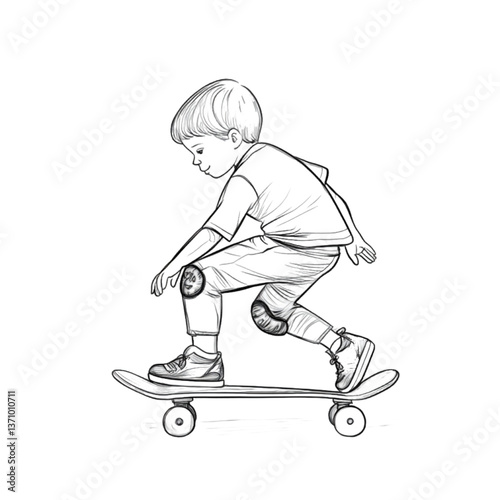 Title: Skateboard Urban Colorful Modern [with spaces]
