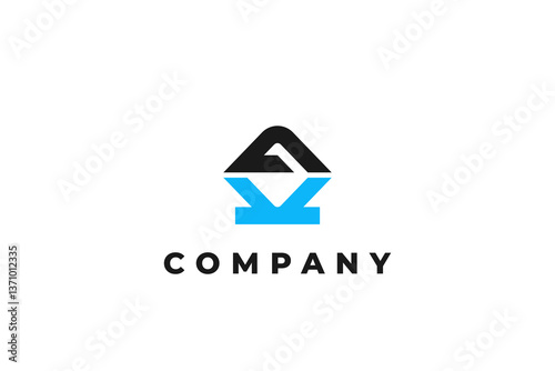 letter gk or kg abstract business modern minimalist logo