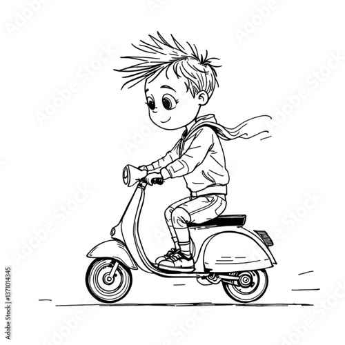 Title: Moped Vintage Blue Transportation [with spaces]