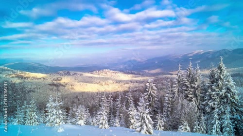 winter mountain landscape