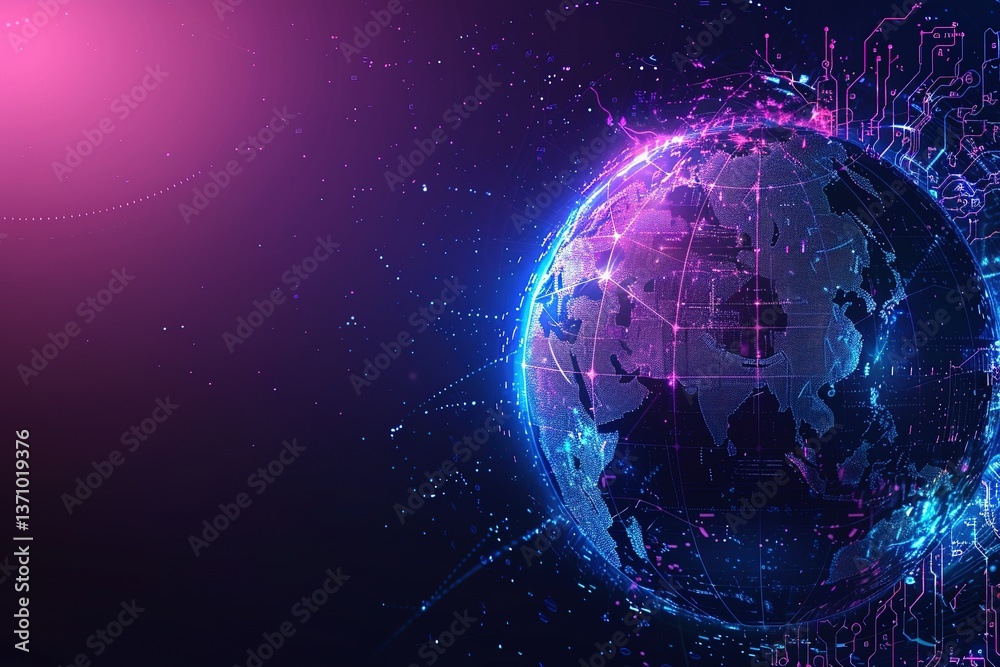 Global Digital Network: A visualization of interconnectedness in a networked world Global Digital Network: A visualization of interconnectedness in a networked world