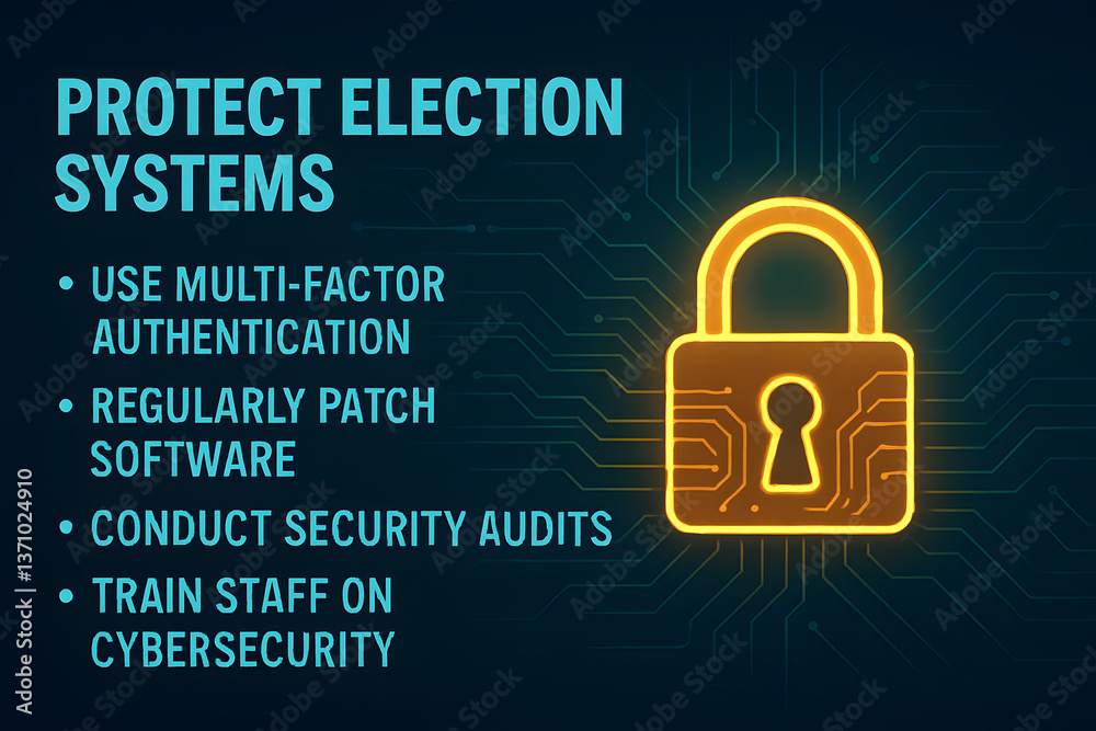 Election cybersecurity measures ensuring secure voting systems protecting democratic processes maintaining data integrity preventing malicious influence preserving trust in digital ballots and network Election cybersecurity measures ensuring secure voting systems protecting democratic processes maintaining data integrity preventing malicious influence preserving trust in digital ballots and network