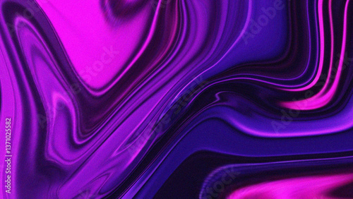 Vibrant purple and magenta fluid abstract art with smooth waves and flowing, dynamic textures.