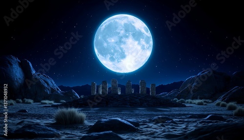 Moonlit Stone Circle