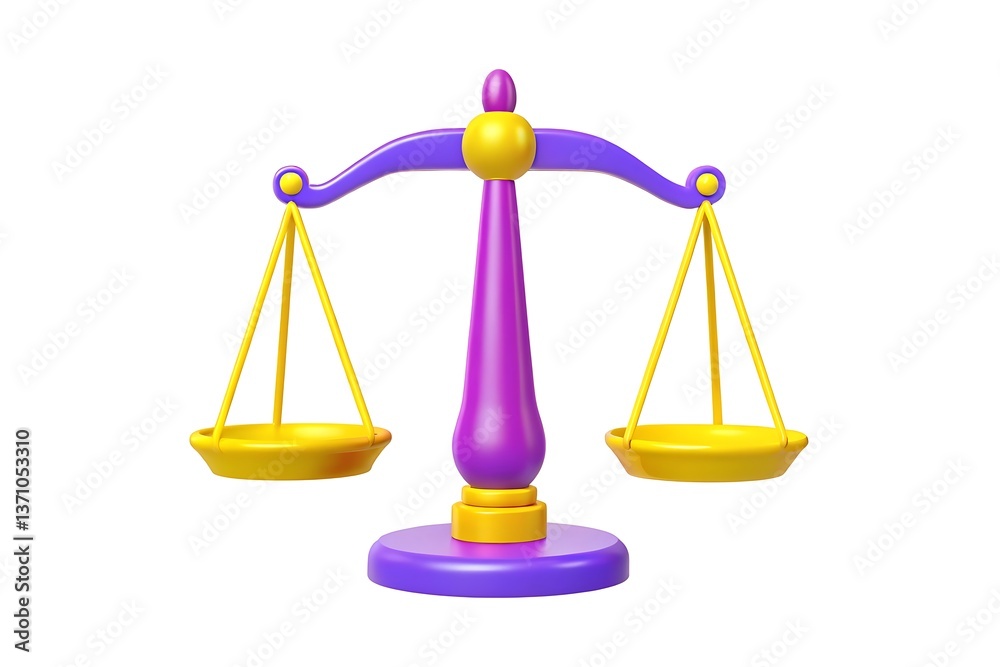 3d scales of justice isolated on white background 3d scales of justice isolated on white background