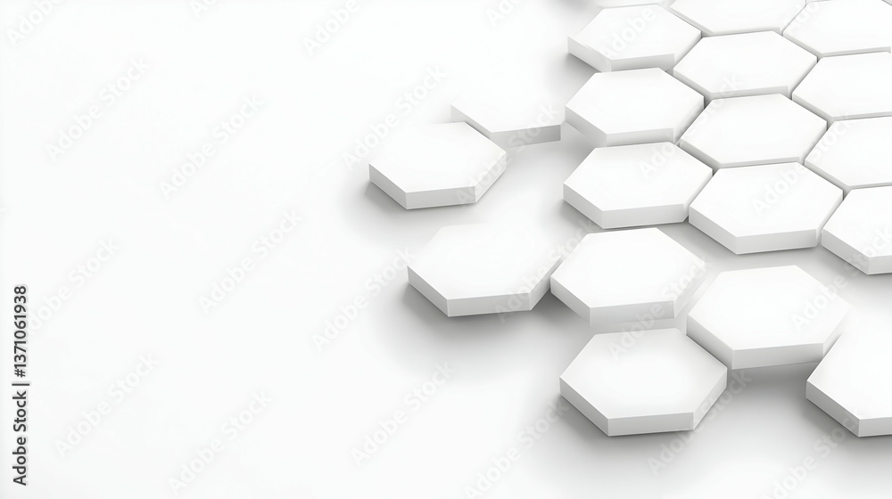 Abstract Geometric Hexagon Pattern Background Abstract Geometric Hexagon Pattern Background