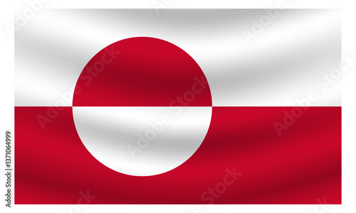 Greenland national flag