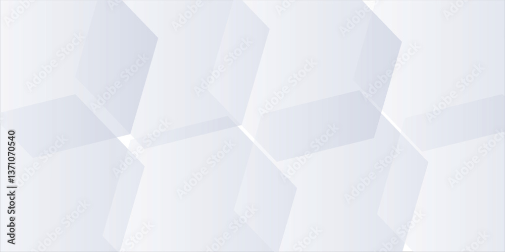 White background abstract art vector illustration with hexagon shape White background abstract art vector illustration with hexagon shape