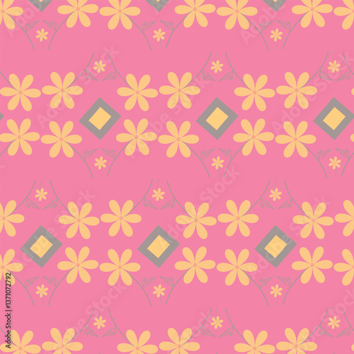 seamless pattern with flowers