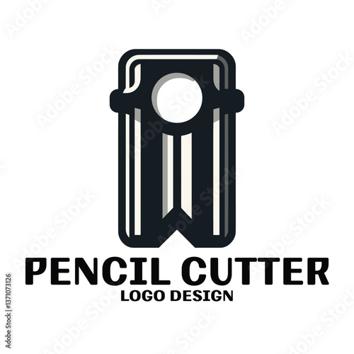 Pencil Cutter Vector Logo Design