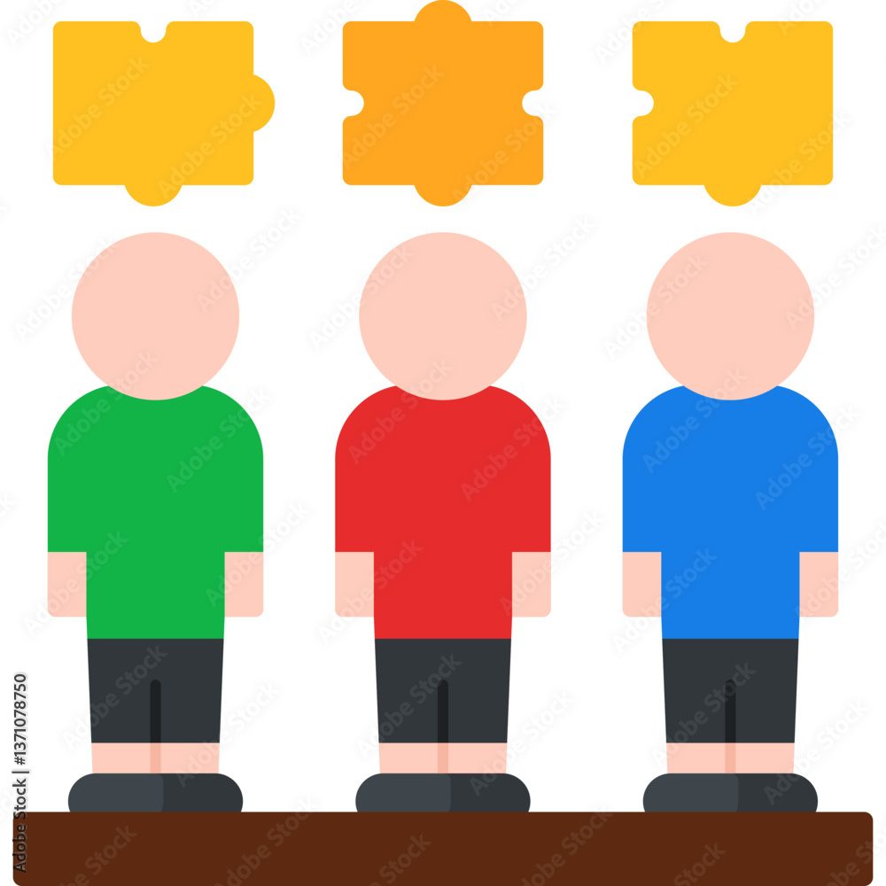 Fototapeta premium Collaboration Icon