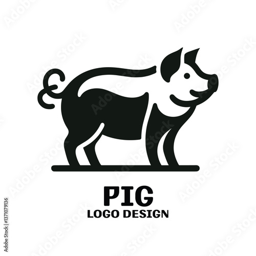 Pig Vector Logo Design