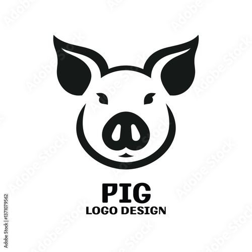 Pig Vector Logo Design