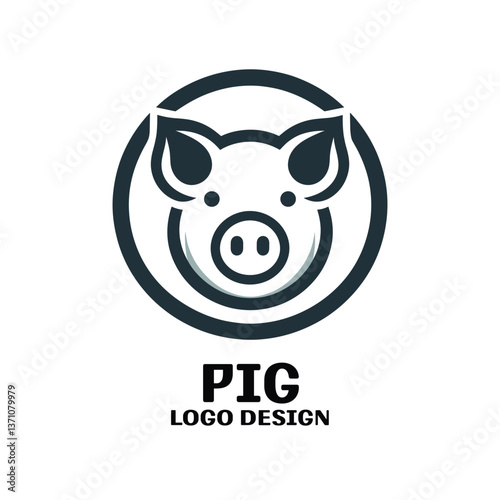 Pig Vector Logo Design