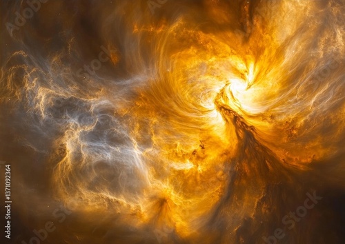 plasma storm near a magnetar, capturing unexpectedly smooth swirls amidst the chaotic stellar radiation photo