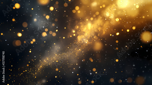 Galaxy's whisper softly glowing stars a gentle celestial murmur. Glowing Murmur. Illustration
