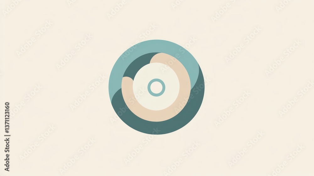Abstract Spiral Design with Soft Pastel Colors and Minimalist Style for Modern Art Projects Abstract Spiral Design with Soft Pastel Colors and Minimalist Style for Modern Art Projects