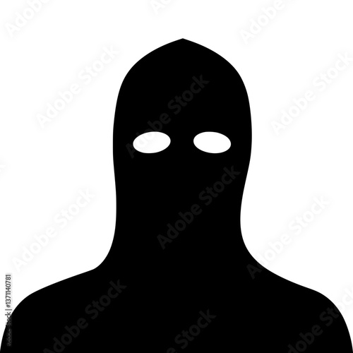 Silhouette Masked Figure - Anonymous Identity