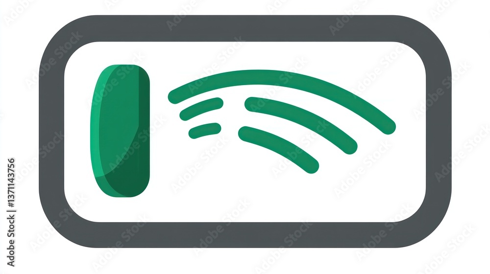 Wireless Router Icon with Signal Waves Modern Connectivity Symbol for Technology and Internet Wireless Router Icon with Signal Waves Modern Connectivity Symbol for Technology and Internet