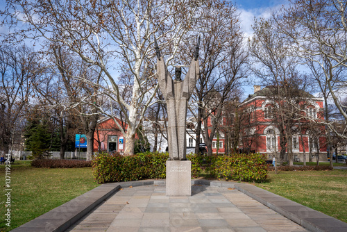 Monument of Clement of Ohrid in Sofia, Bulgaria