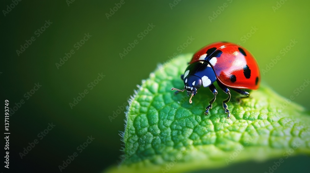 Ladybug on a leaf Ladybug on a leaf