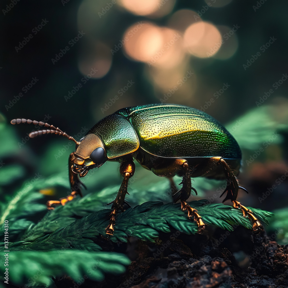 Jungle beetle Green