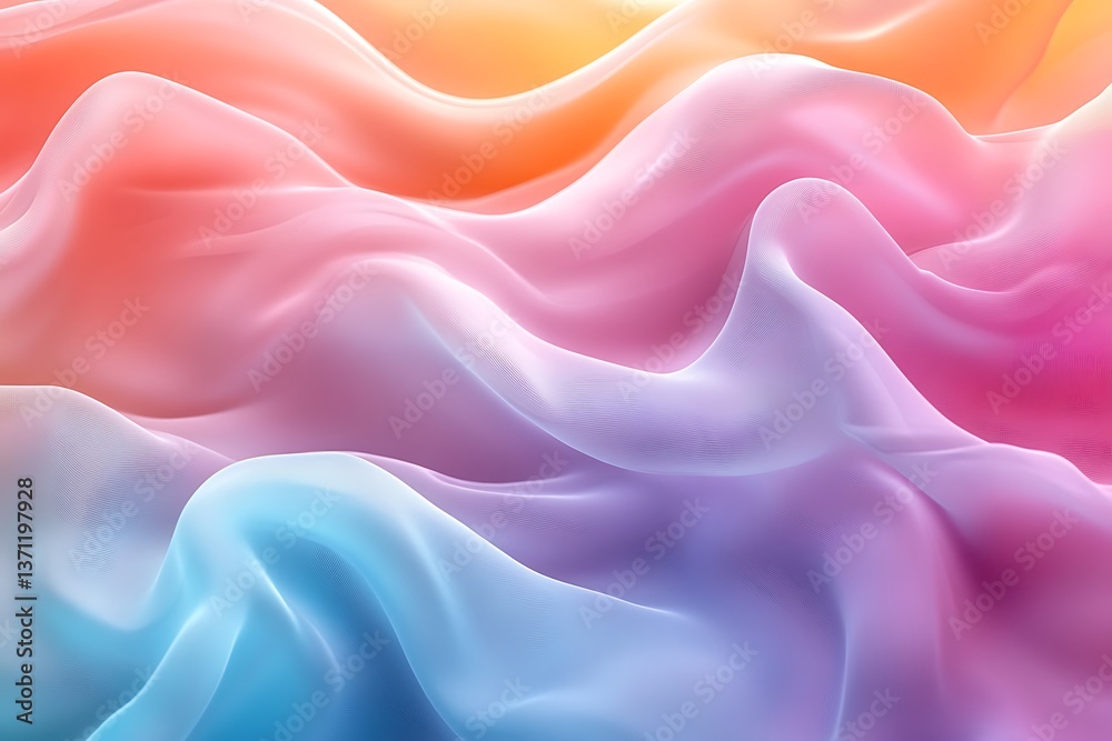 Obraz premium An abstract image of color gradients blending into each other, creating a smooth, artistic flow