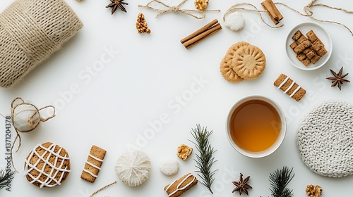 Wallpaper Mural Cozy autumnal treats & decor Torontodigital.ca