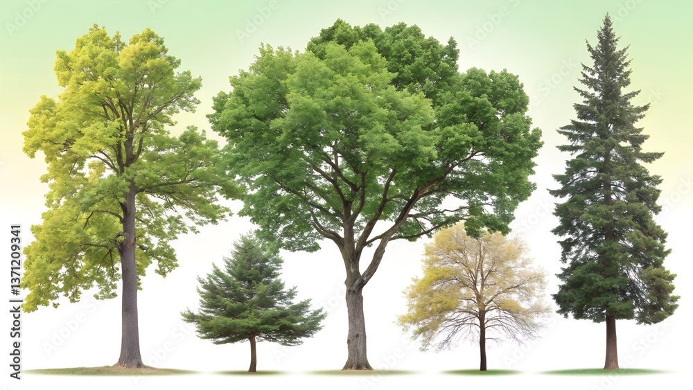 Obraz premium vector illustration of a tree