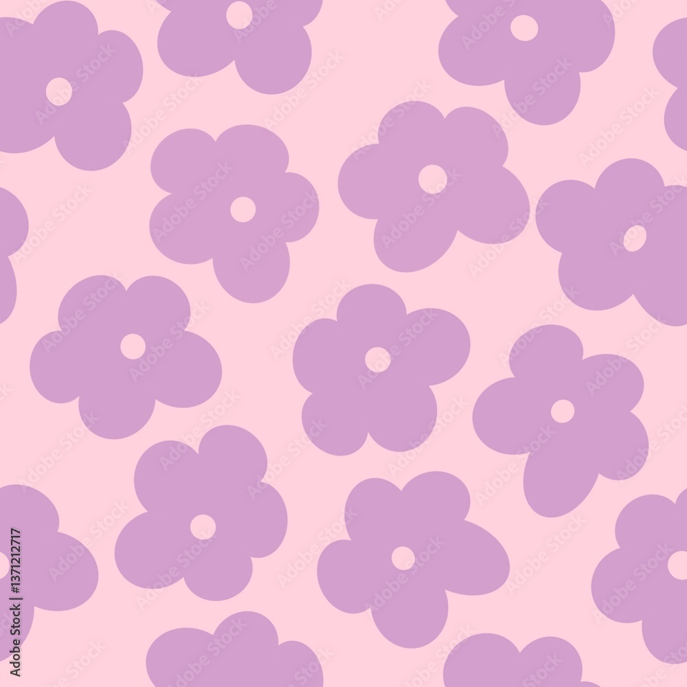 seamless cute abstract floral pattern seamless cute abstract floral pattern