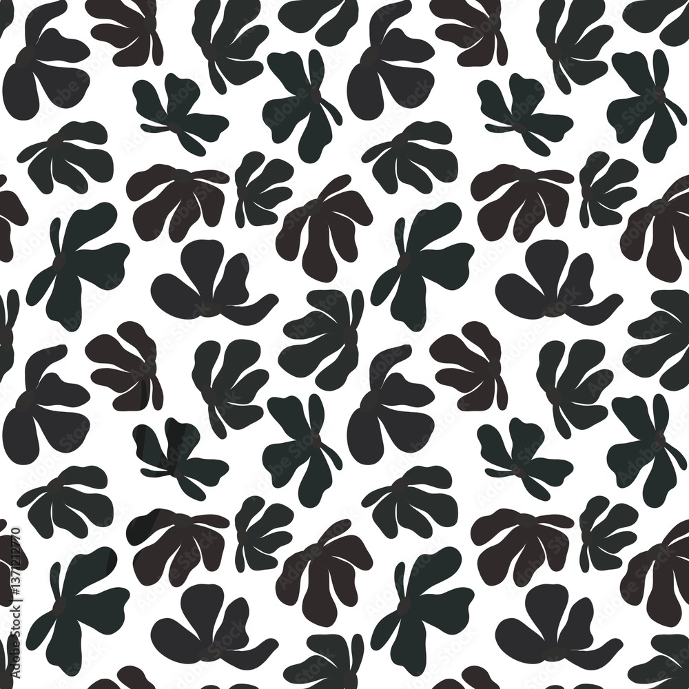 seamless cute abstract floral pattern seamless cute abstract floral pattern