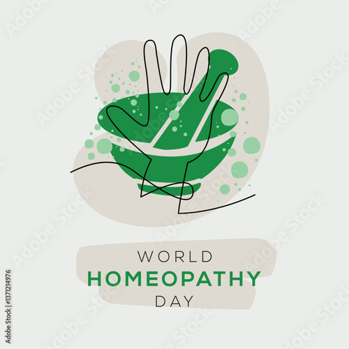 World Homeopathy Day, held on 10 April.
