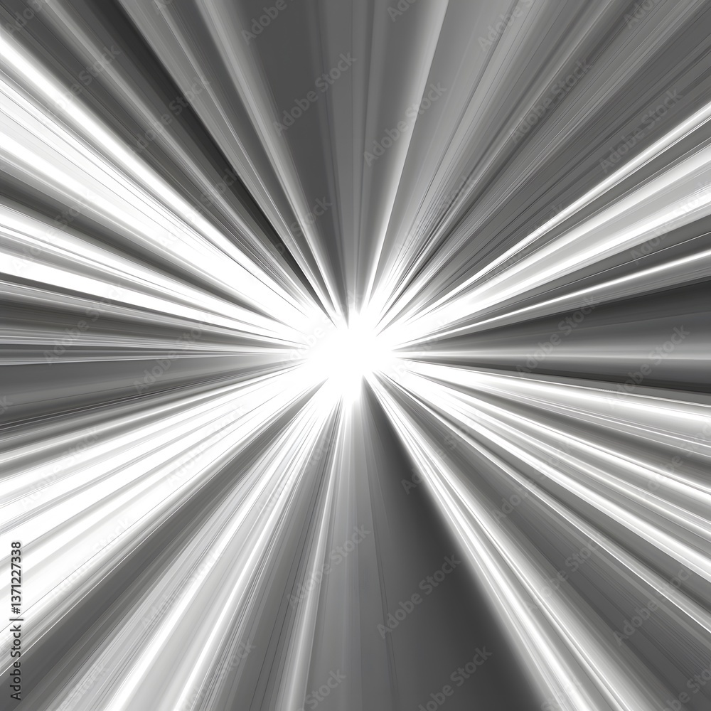 Abstract Grey Light Rays Burst Zoom Background Abstract Grey Light Rays Burst Zoom Background