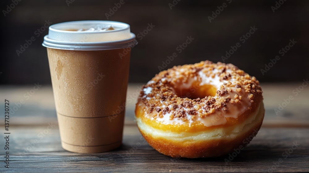 Coffee and Donut Delight: A Sweet Morning Treat