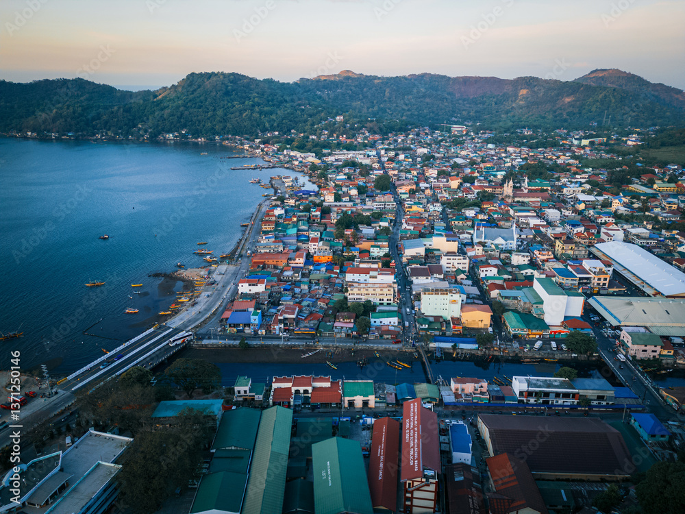 Obraz premium aerial view of the city