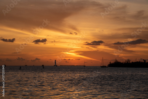Sunset in Key West, Florida