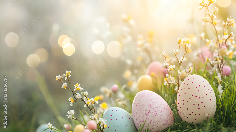 Fototapeta premium a happy easter background