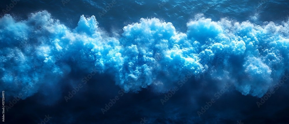 Obraz premium Underwater Blue Cloudscape
