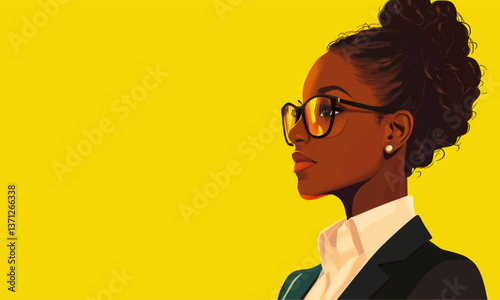 Confident African businesswoman